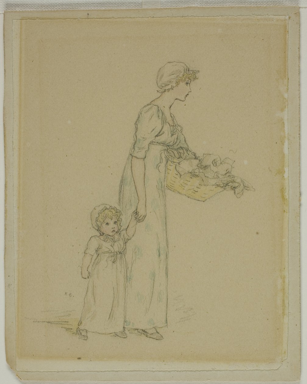Femme avec Enfant - Kate Greenaway