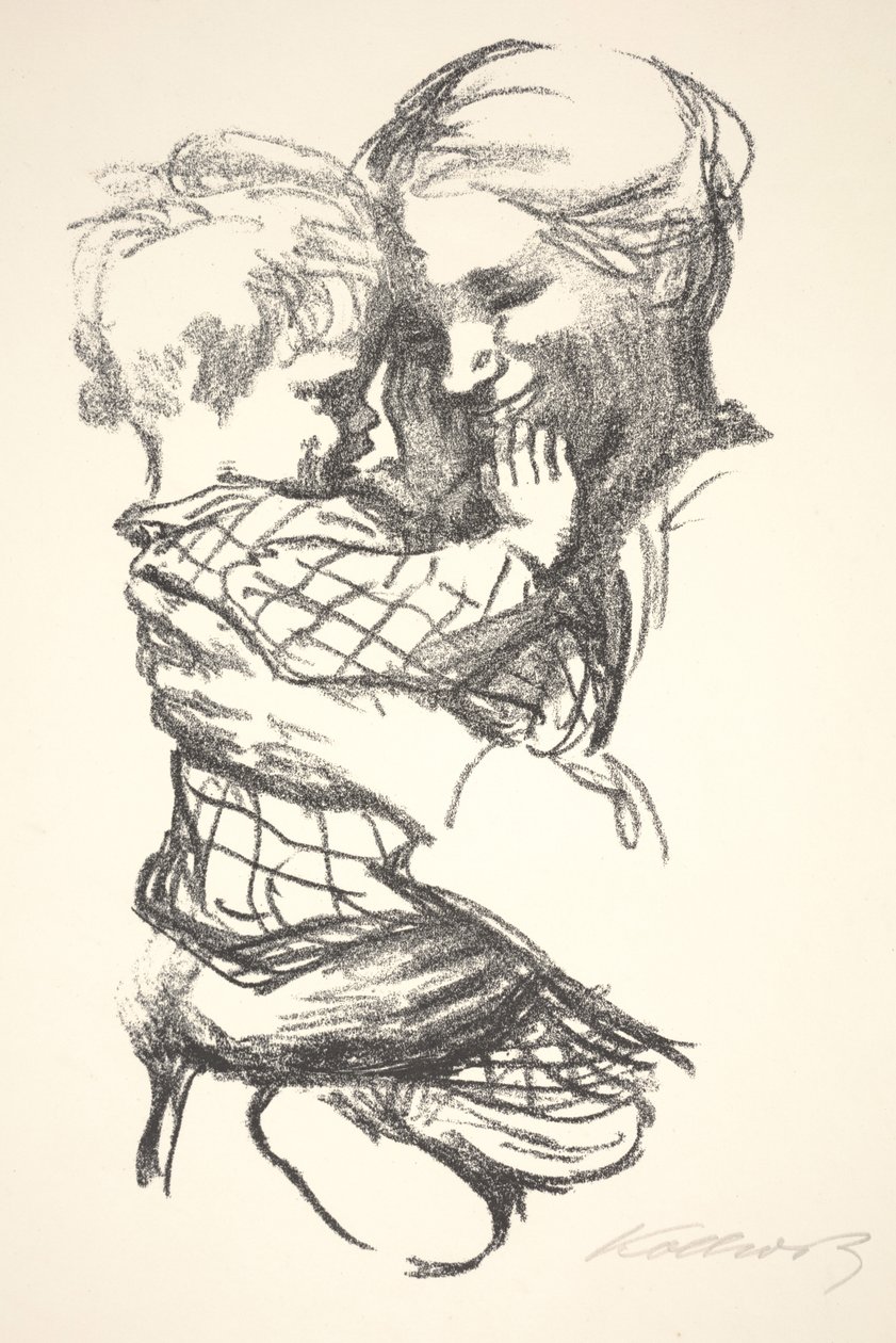 Mère avec enfant dans ses bras - Käthe Kollwitz