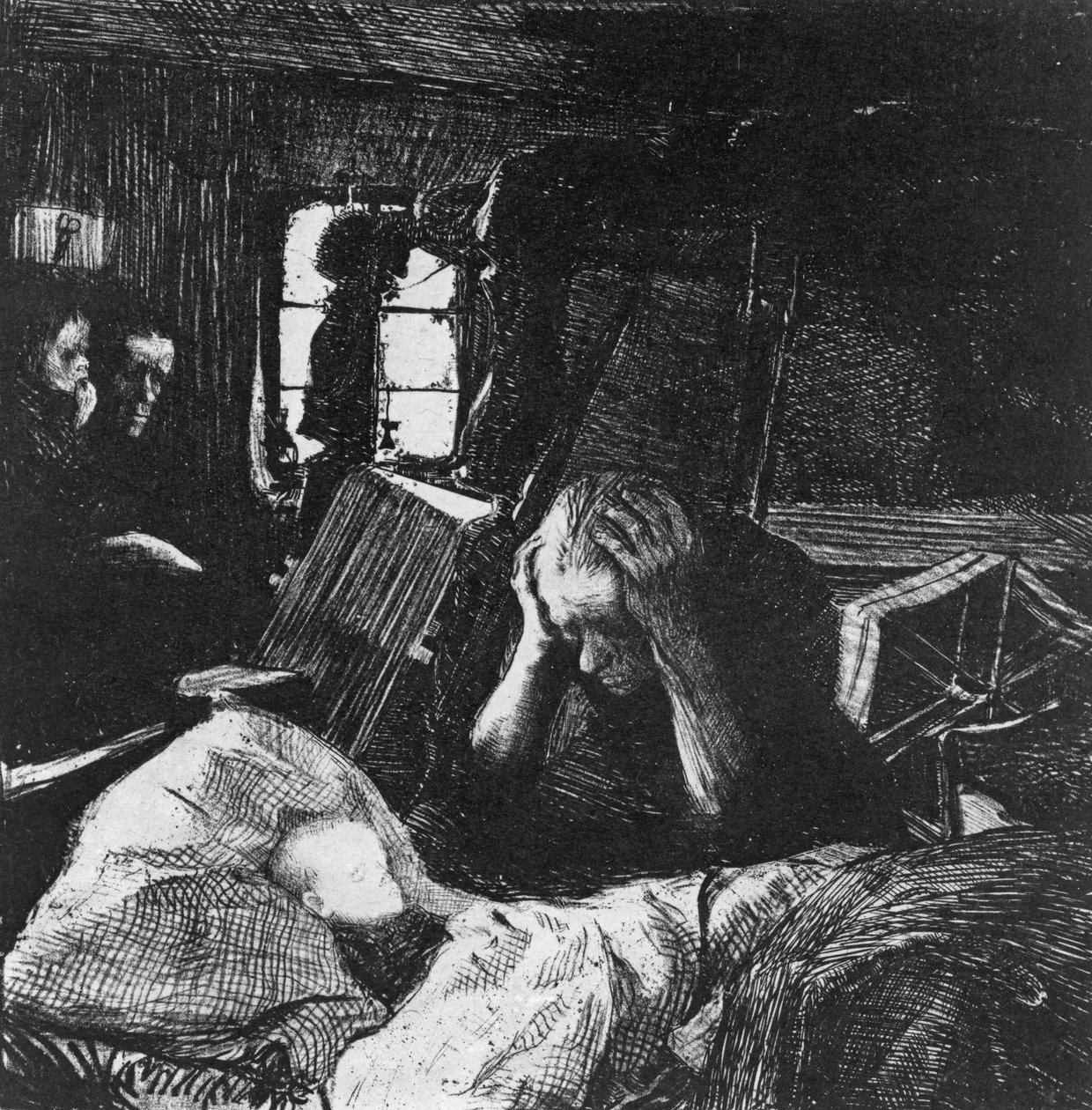 Besoin, 1897 - Käthe Kollwitz