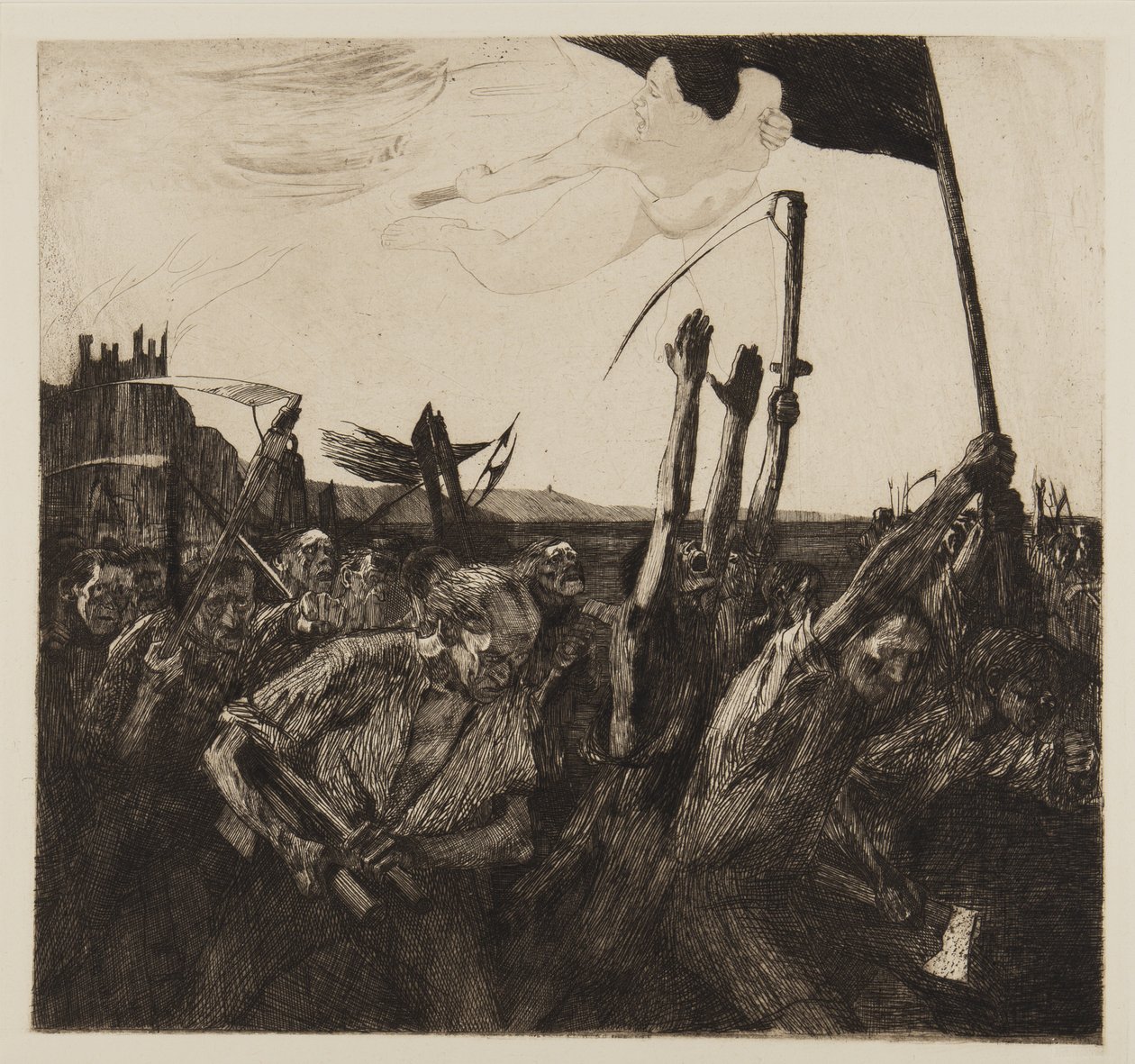 Soulèvement, 1899 - Käthe Kollwitz