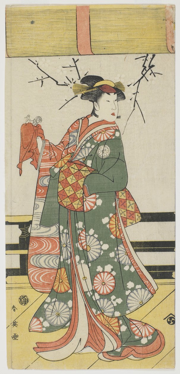 Segawa Kikunojo III en Itohagi, 1792 - Katsukawa Shun