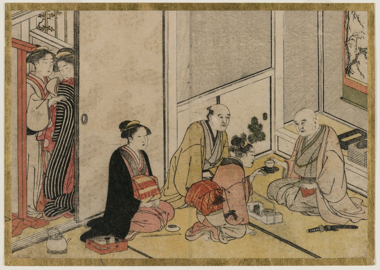 Scène Intérieure - Katsukawa Shunsho