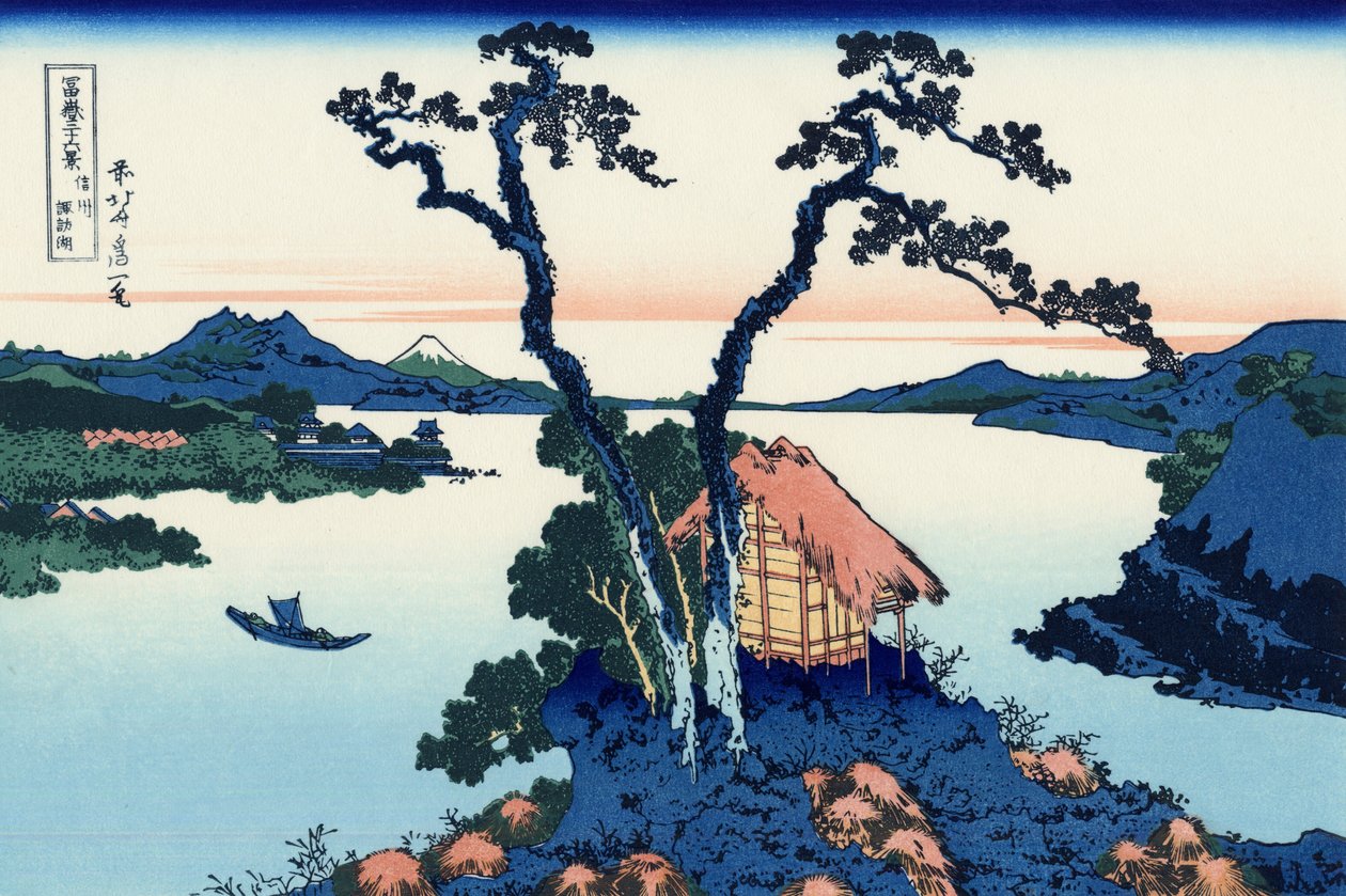 Shinshū Suwa-ko - Katsushika Hokusai