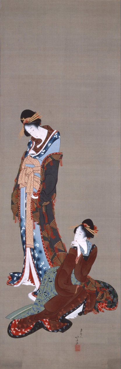 Deux beautés - Katsushika Hokusai