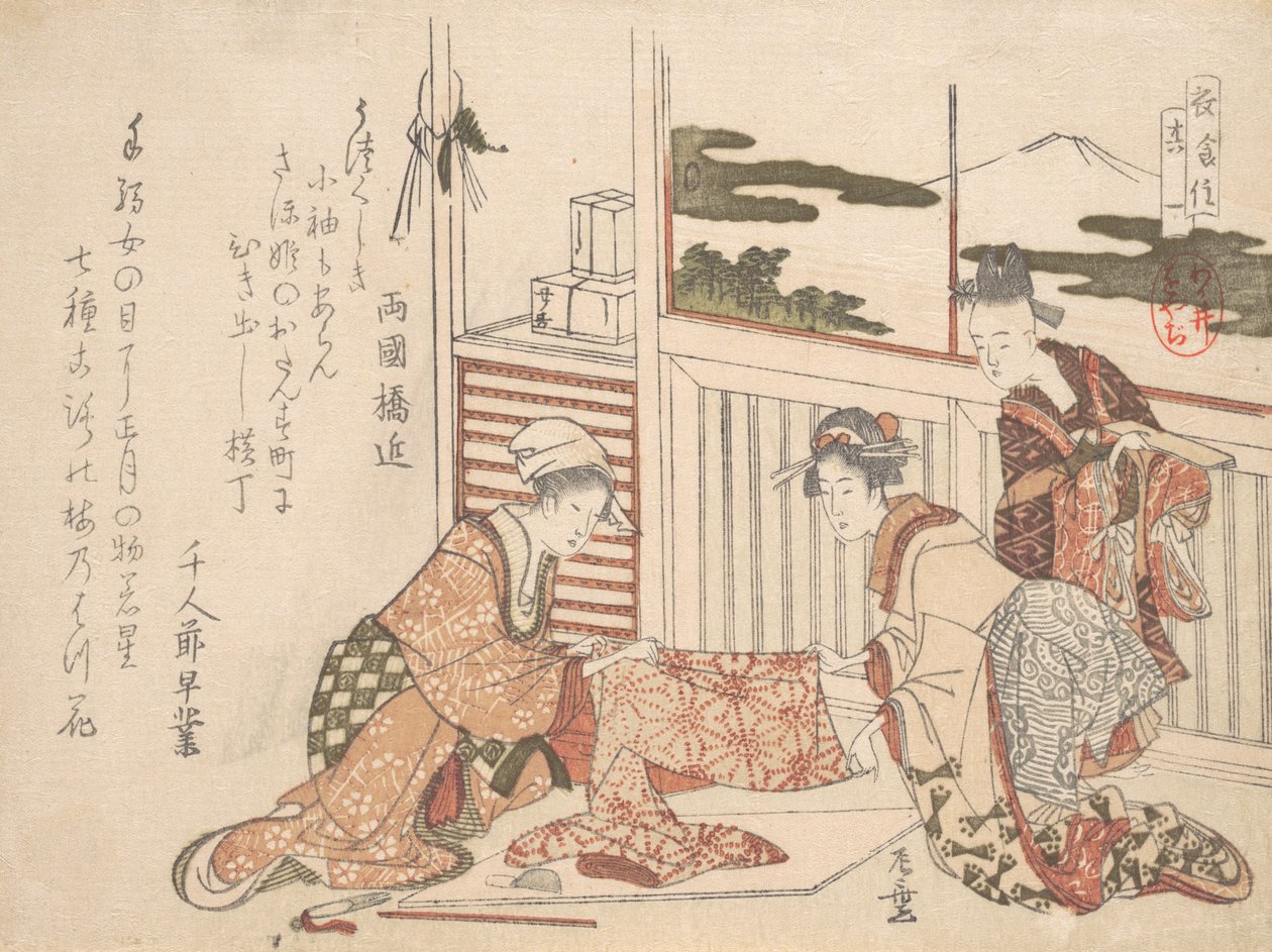 Tenue, fin 18e-début 19e siècle - Katsushika Hokusai