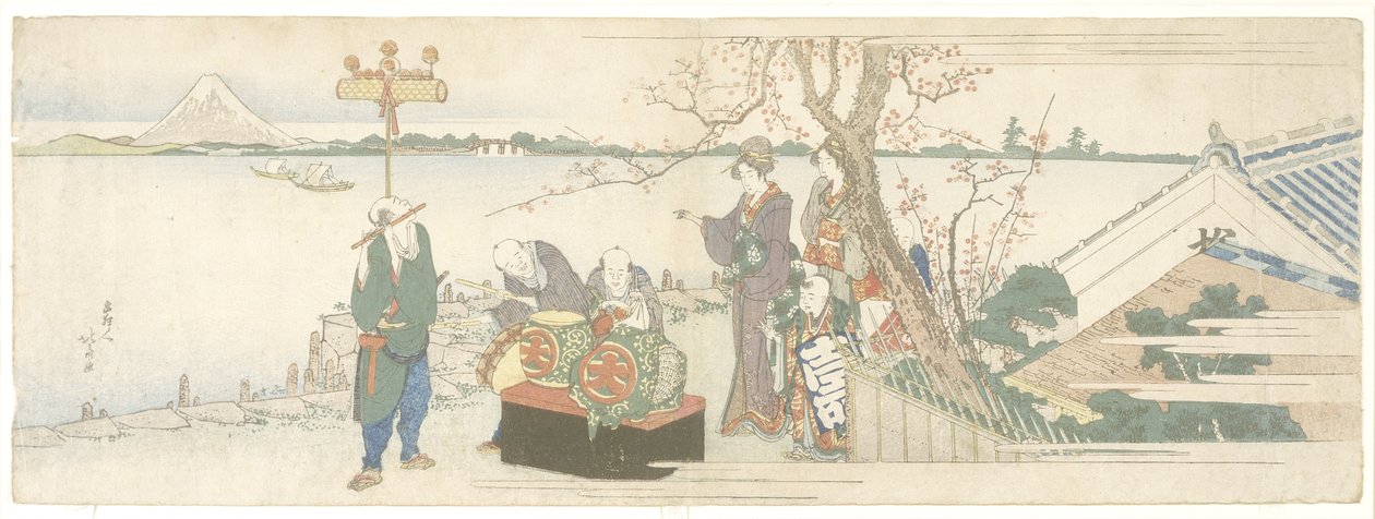 Artistes de Daikagura, 1801-1805 - Katsushika Hokusai