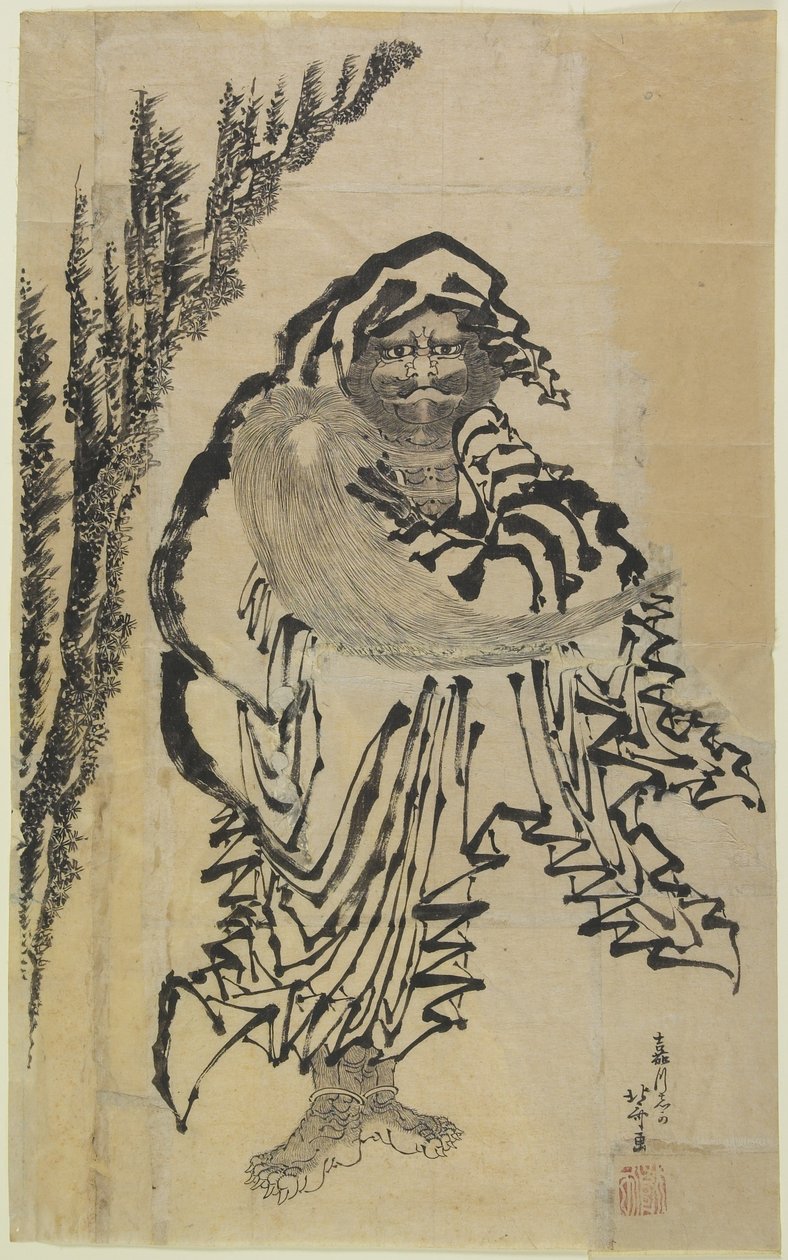 Dharma - Katsushika Hokusai