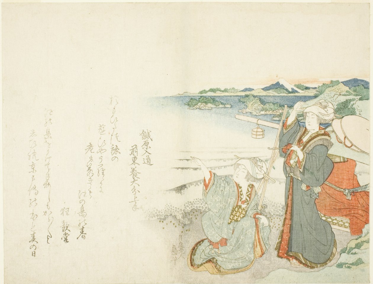 Pèlerinage à Enoshima - Katsushika Hokusai