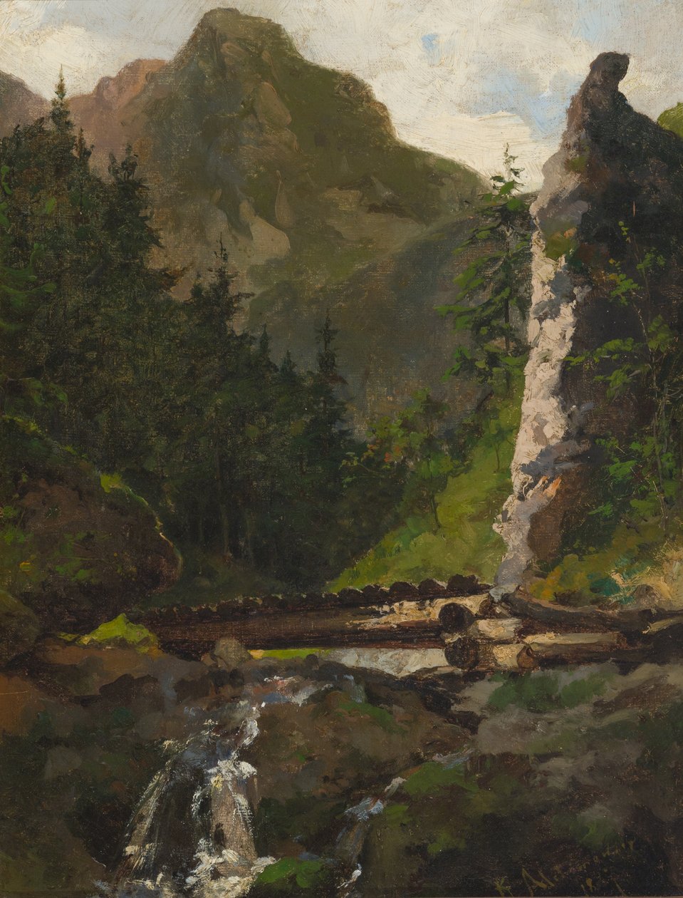 Dans la vallée des Tatras - Kazimierz Alchimowicz