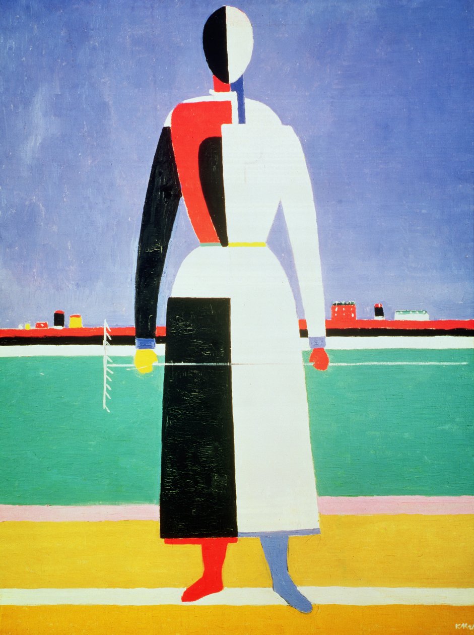 Femme avec un Râteau, c.1928-32 - Kazimir Severinovich Malevich