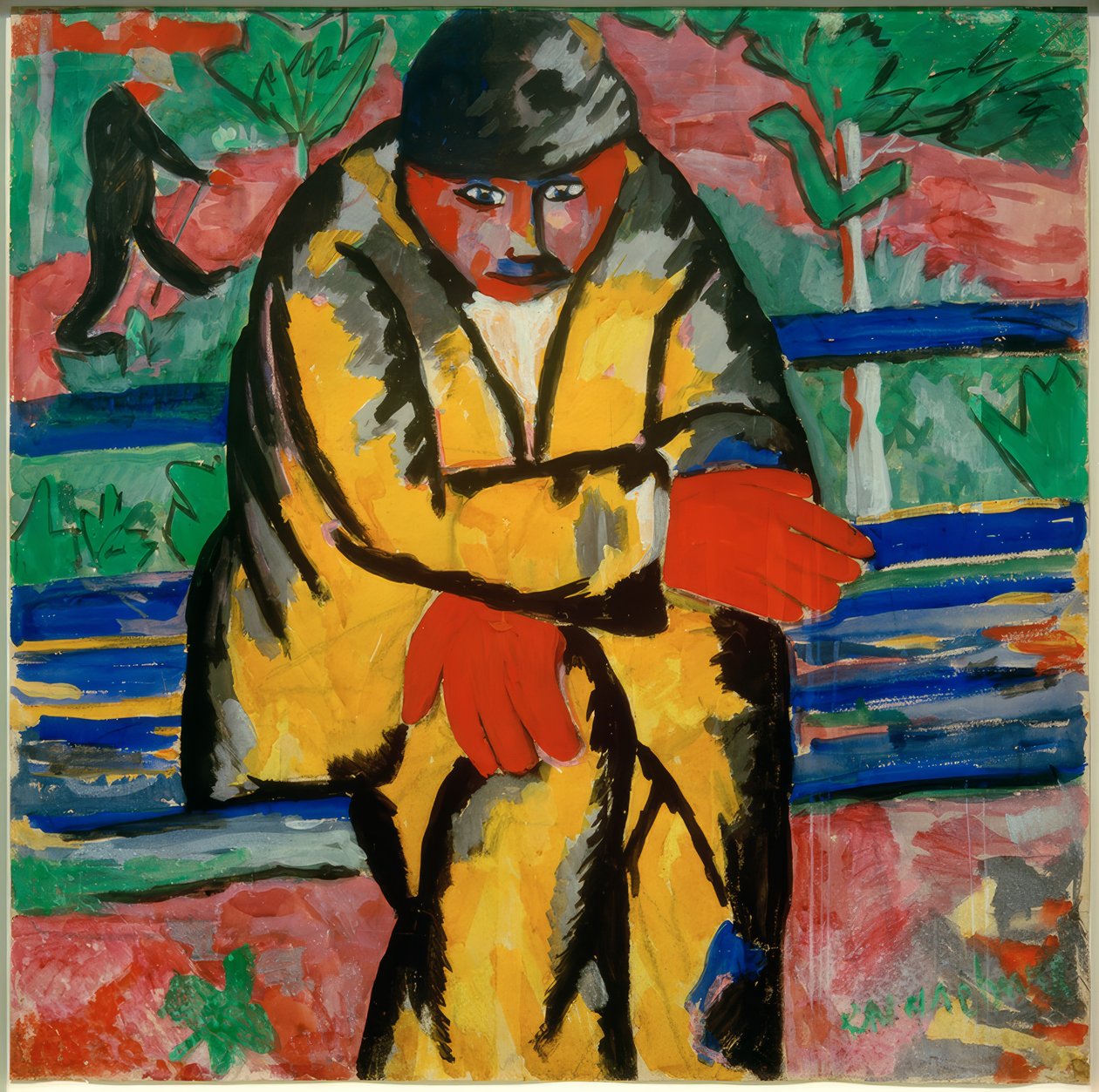 Sur le boulevard, 1910 - Kazimir Severinovich Malevich