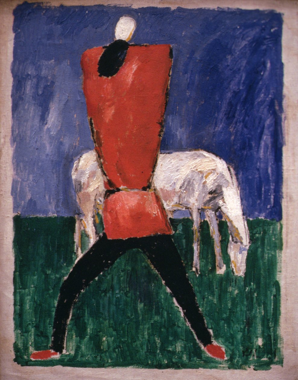 Homme et Cheval - Kazimir Severinovich Malevich