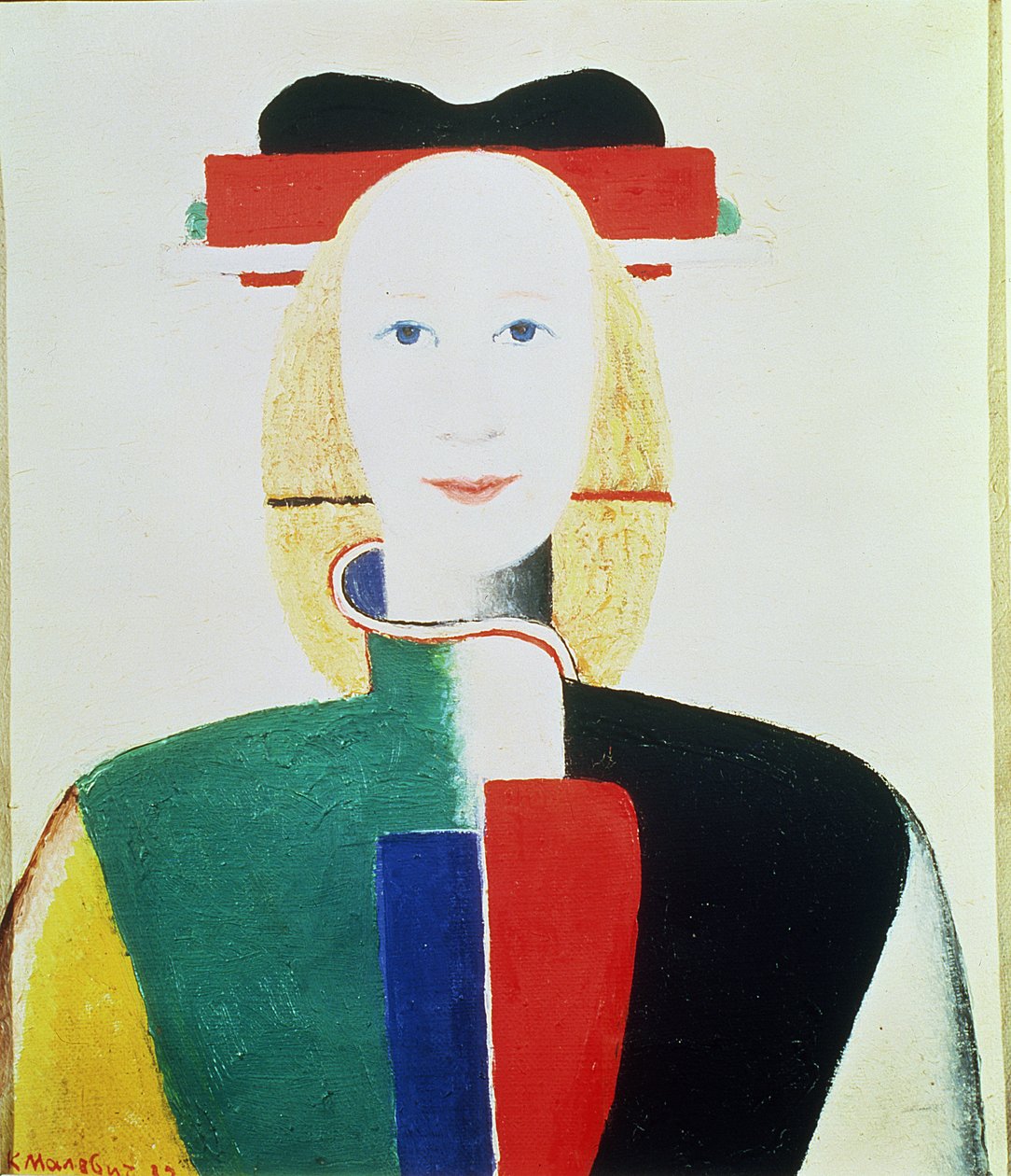 La fille au chapeau - Kazimir Severinovich Malevich