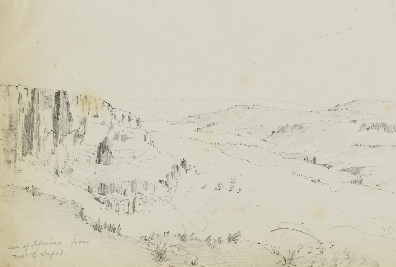 Mer de Tibériadede la route de Jafed - Kellogg, Miner Kilbourne