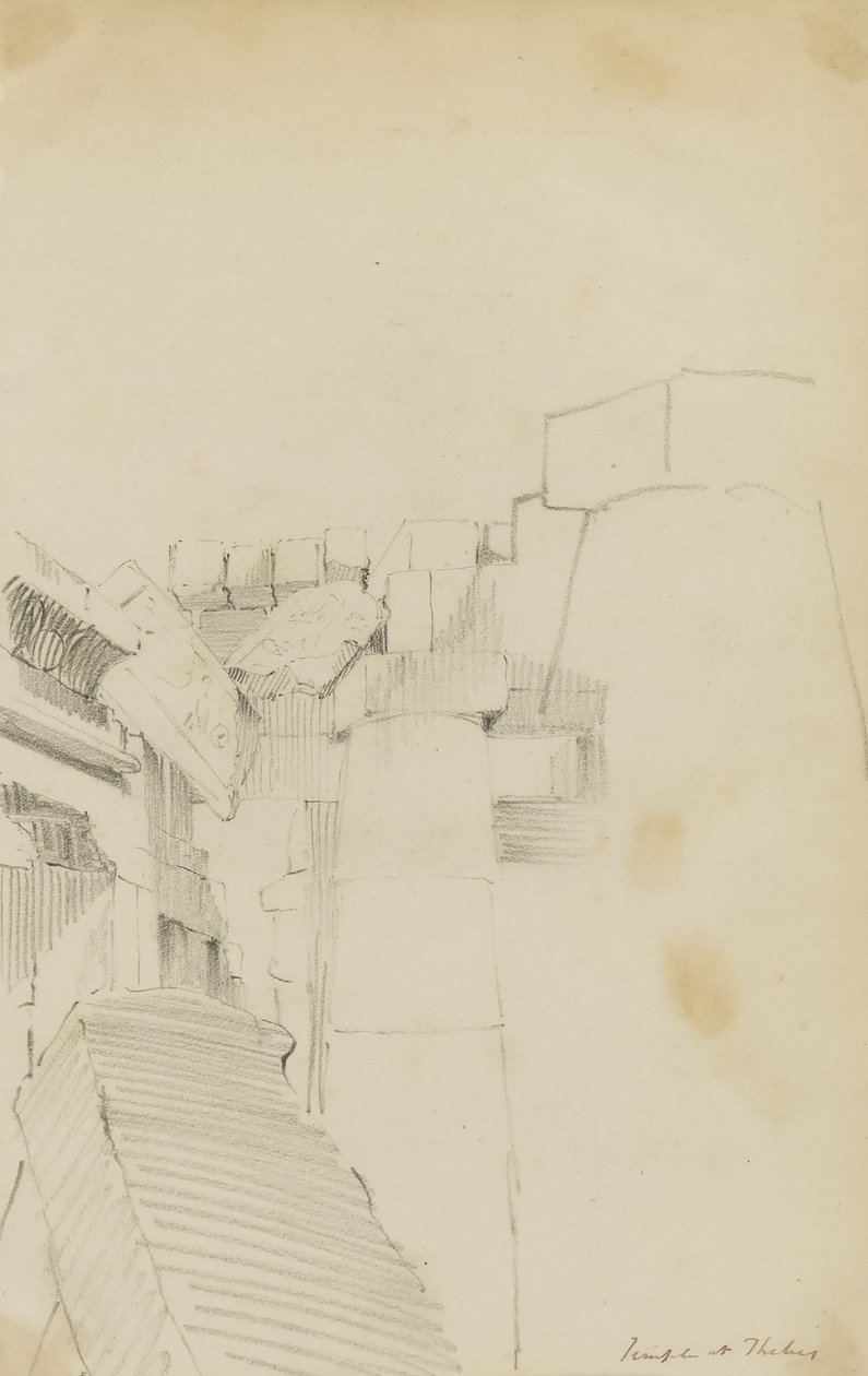 Temple de Thèbes, Égypte - Kellogg, Miner Kilbourne