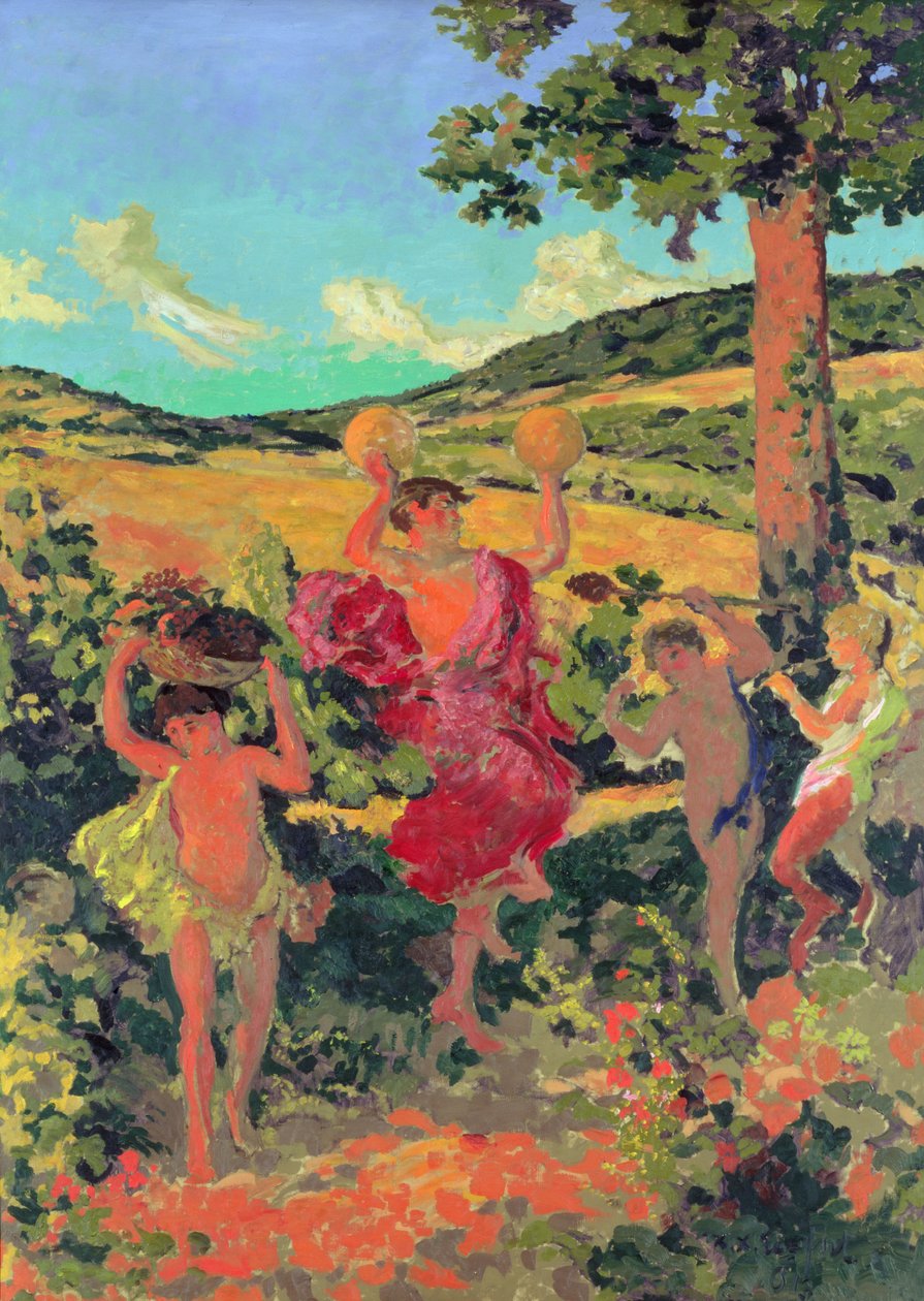 Le Triomphe de Bacchus (Fête champêtre), 1911-13 - Ker Xavier Roussel