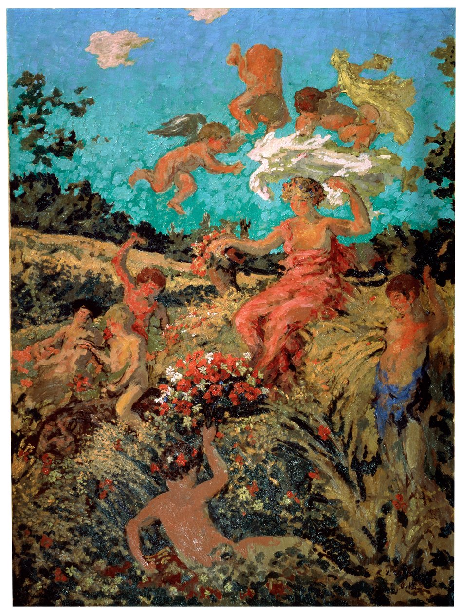 Célébration à la campagne. Été, vers 1911-1913 - Ker Xavier Roussel
