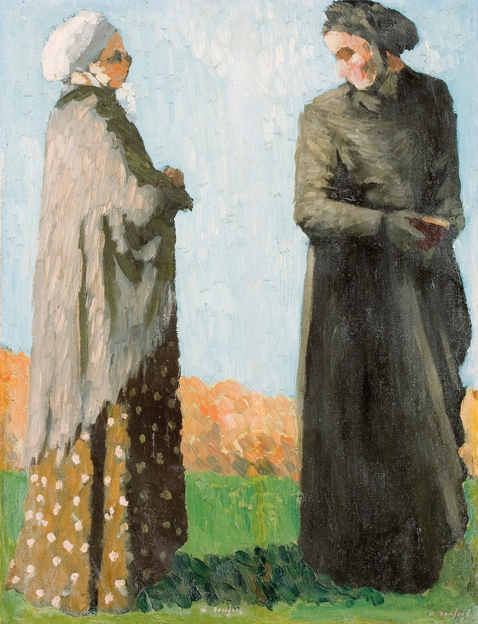 Paysans en tenue du dimanche, 1890 - Ker Xavier Roussel