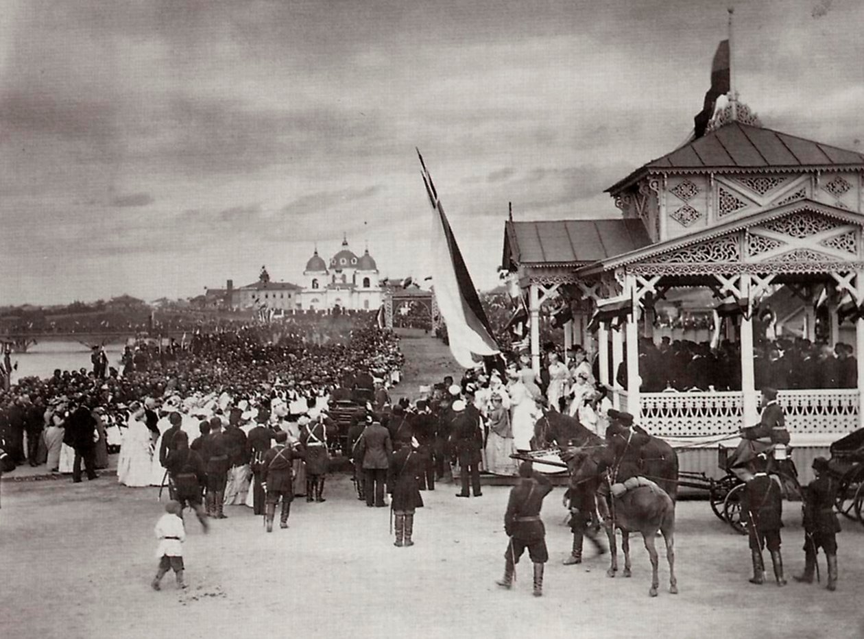 Tsarévitch Nicolas de Russie à Novocherkassk, Russie, 1891 - Kessler