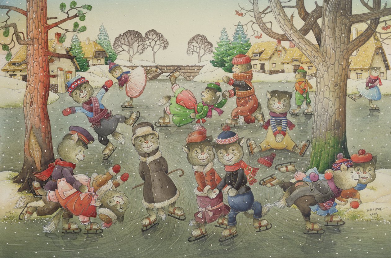 Chats sur Patins - Kestutis Kasparavicius
