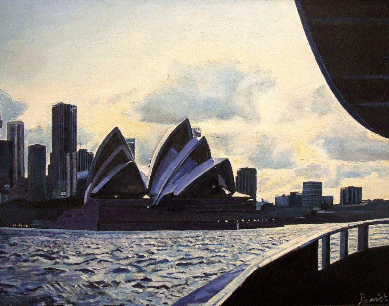 Vue depuis le Ferry, 2008 - Kevin Guild of Railway Artist Parrish