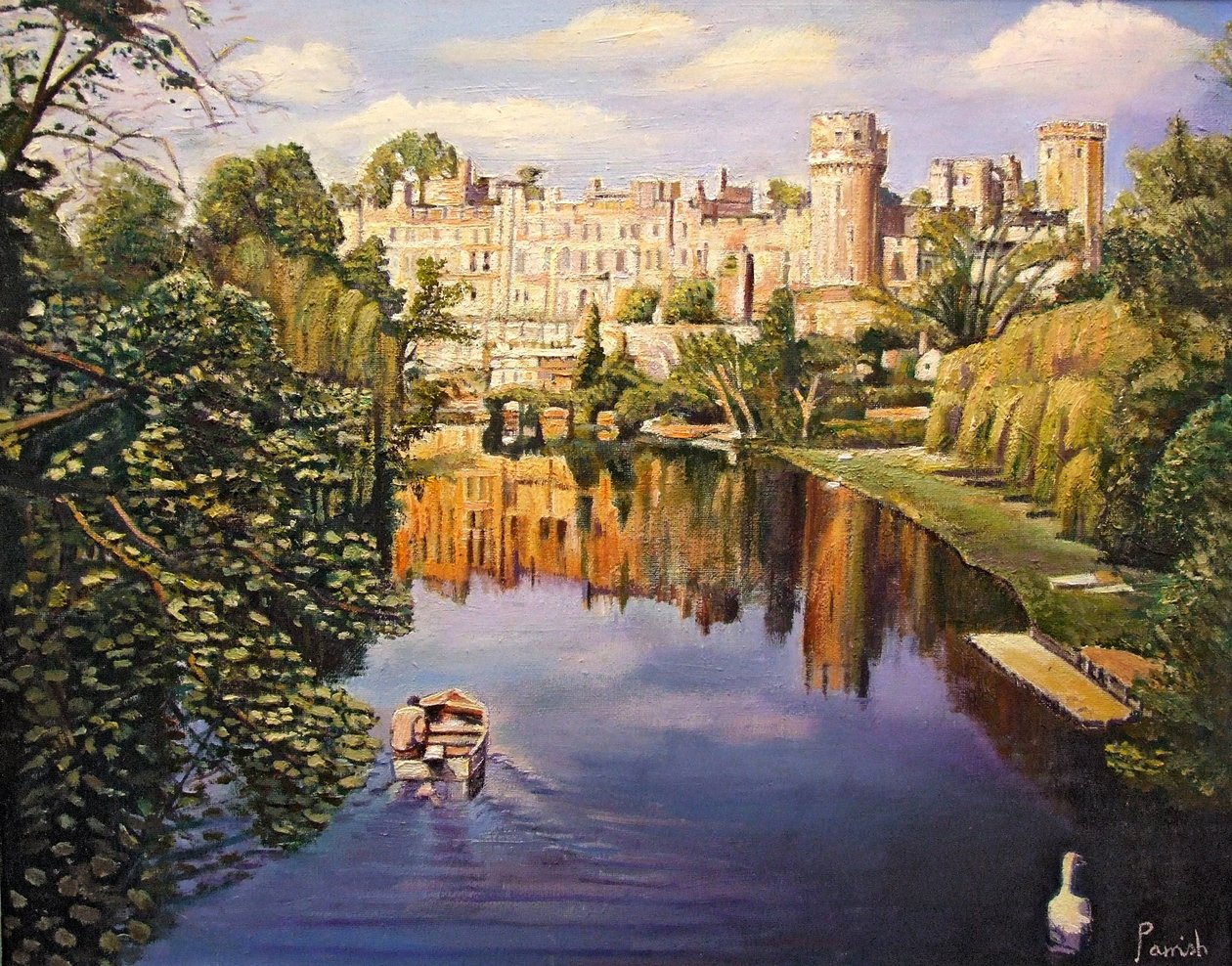 Château de Warwick, 2008 - Kevin Guild of Railway Artist Parrish