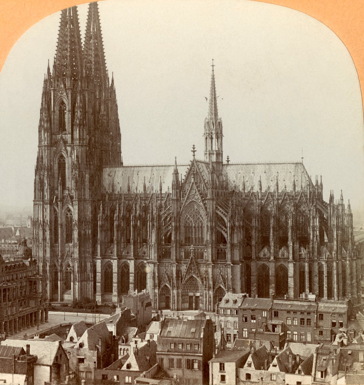 Cathédrale de Cologne, Cologne, Allemagne, vers 1900 - Keystone View Company