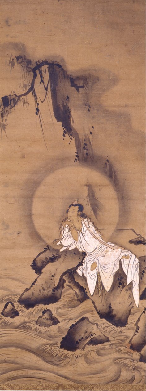 Kannon (Avalokitesvara) en robes blanches - Kichizan Mincho