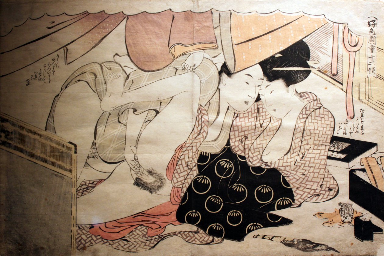 Couleur-Shunga par Utamaro - Kitagawa Utamaro