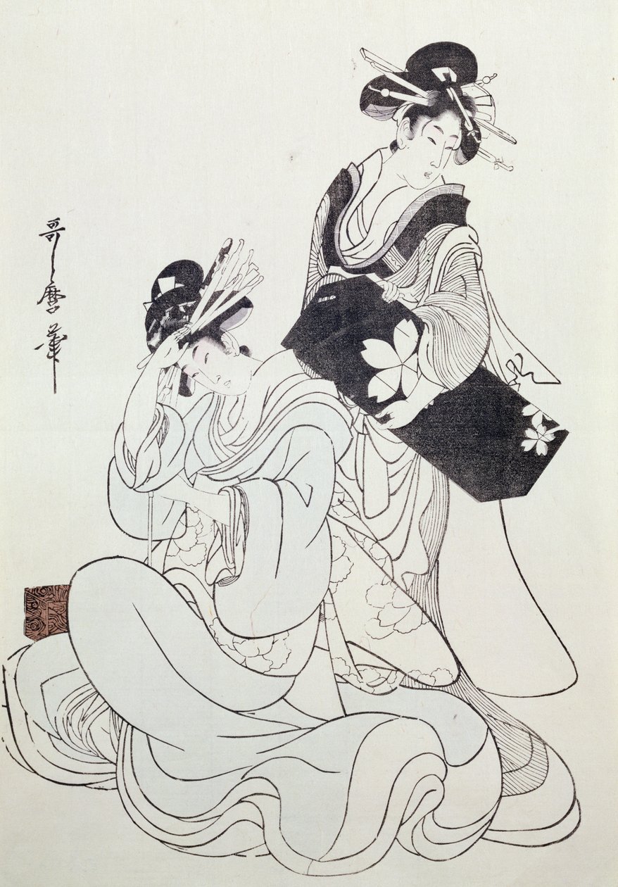 Deux Figures Féminines - Kitagawa Utamaro