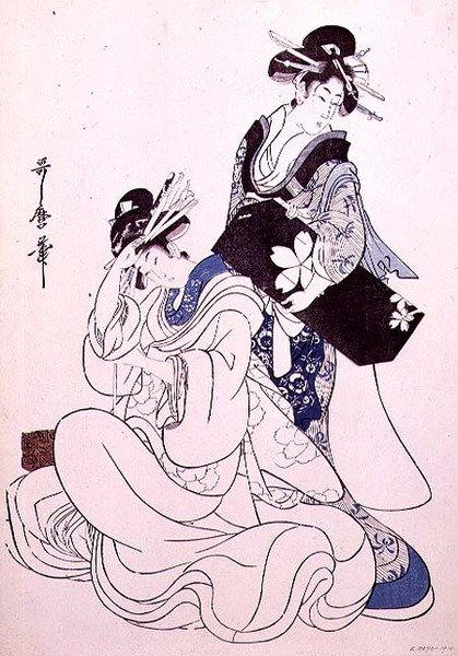 Deux Figures Féminines - Kitagawa Utamaro