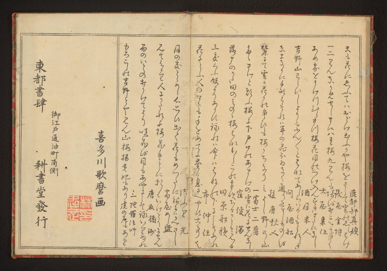 Poésie - Kitagawa Utamaro