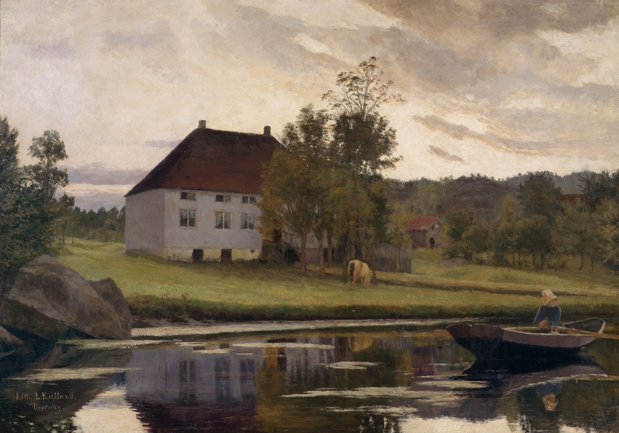 Bossevig, après le coucher du soleil - Kitty Lange Kielland