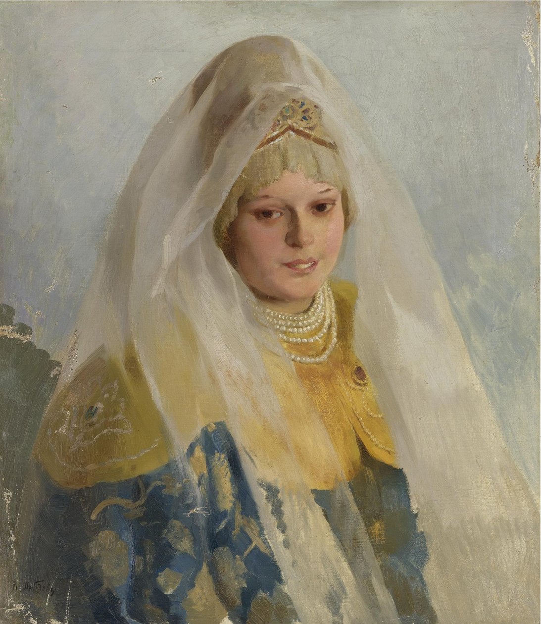 Femme de Boyard - Klavdiy Vasilievich Lebedev