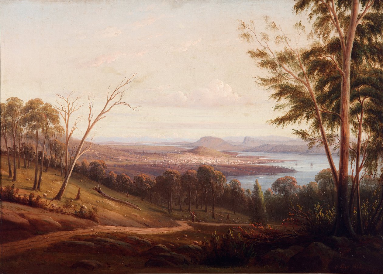 Vue de Hobart Town - Knut Bull