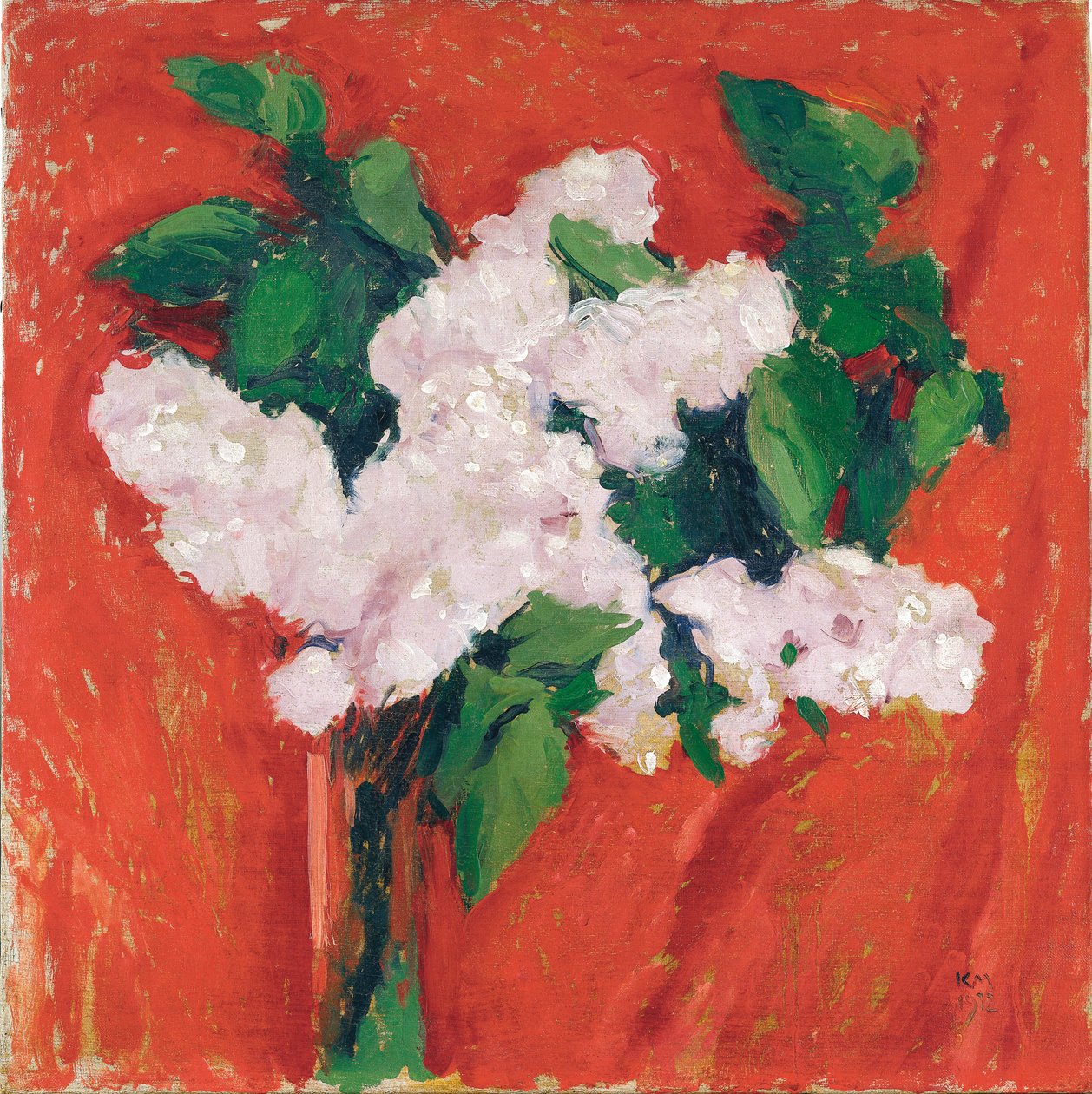Flieder - Lilac … (oil on canvas) - Koloman Moser