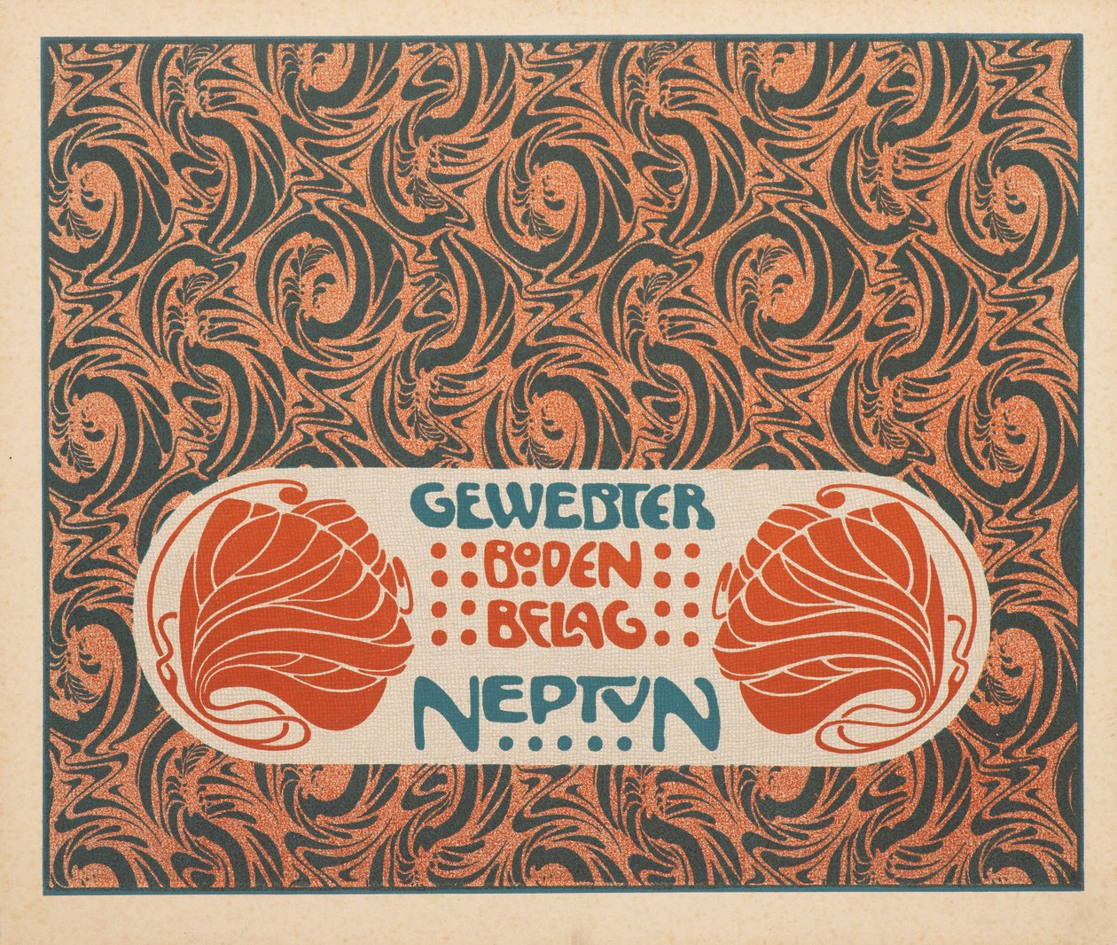 Revêtement de Sol Tissé Neptune, 1901 - Koloman Moser