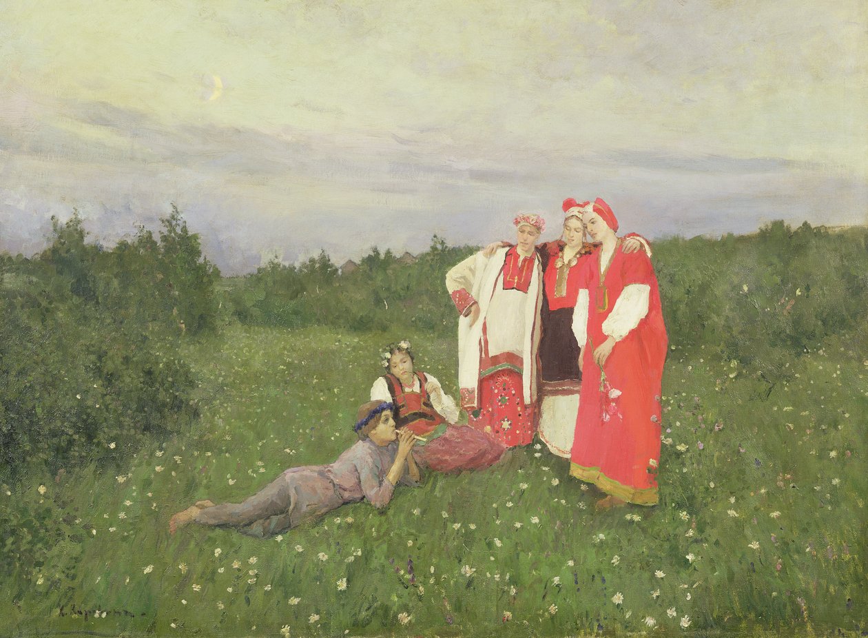 Idylle du Nord, 1886 - Konstantin Alekseevich Korovin