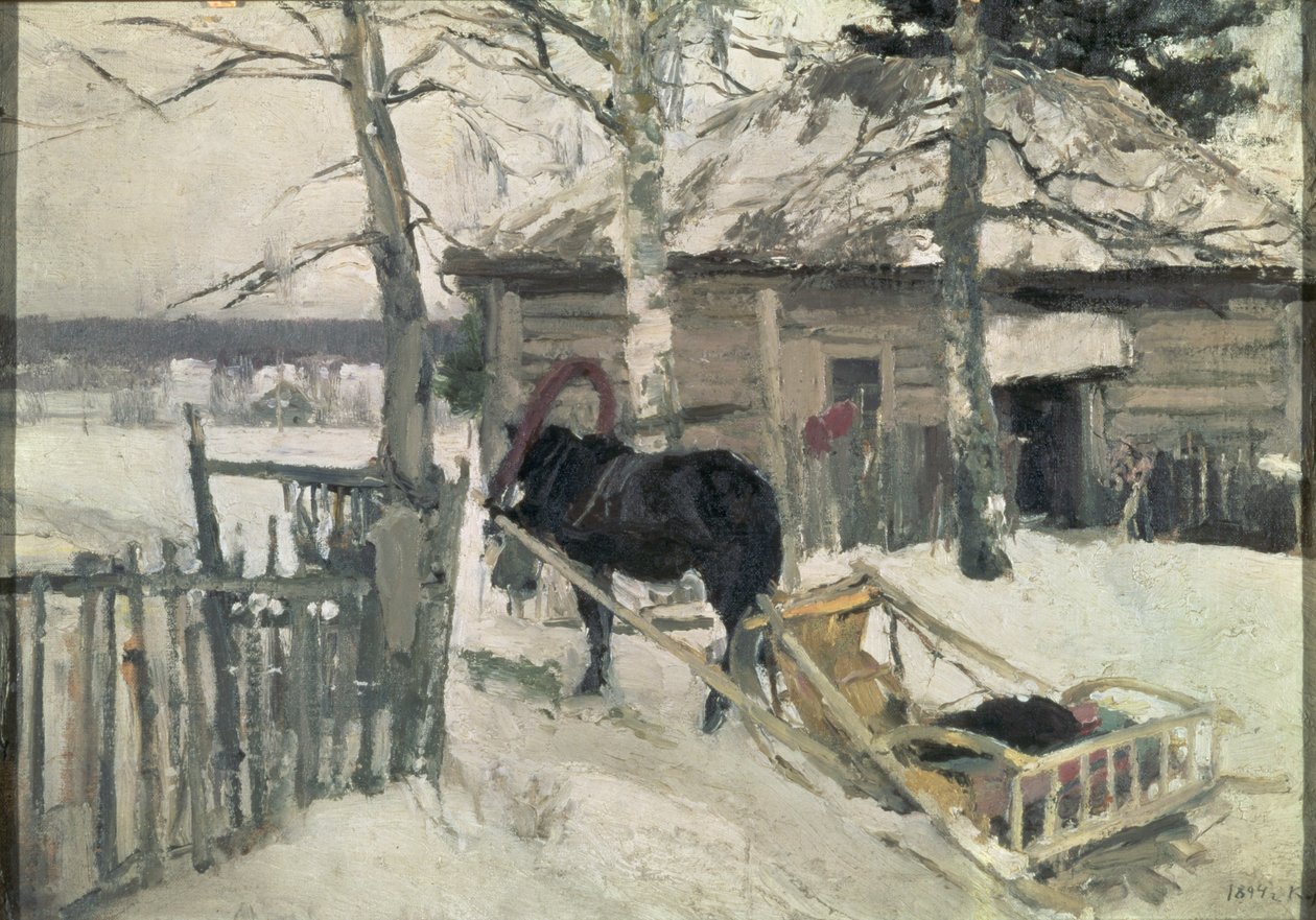 Hiver, 1894 - Konstantin Alekseevich Korovin