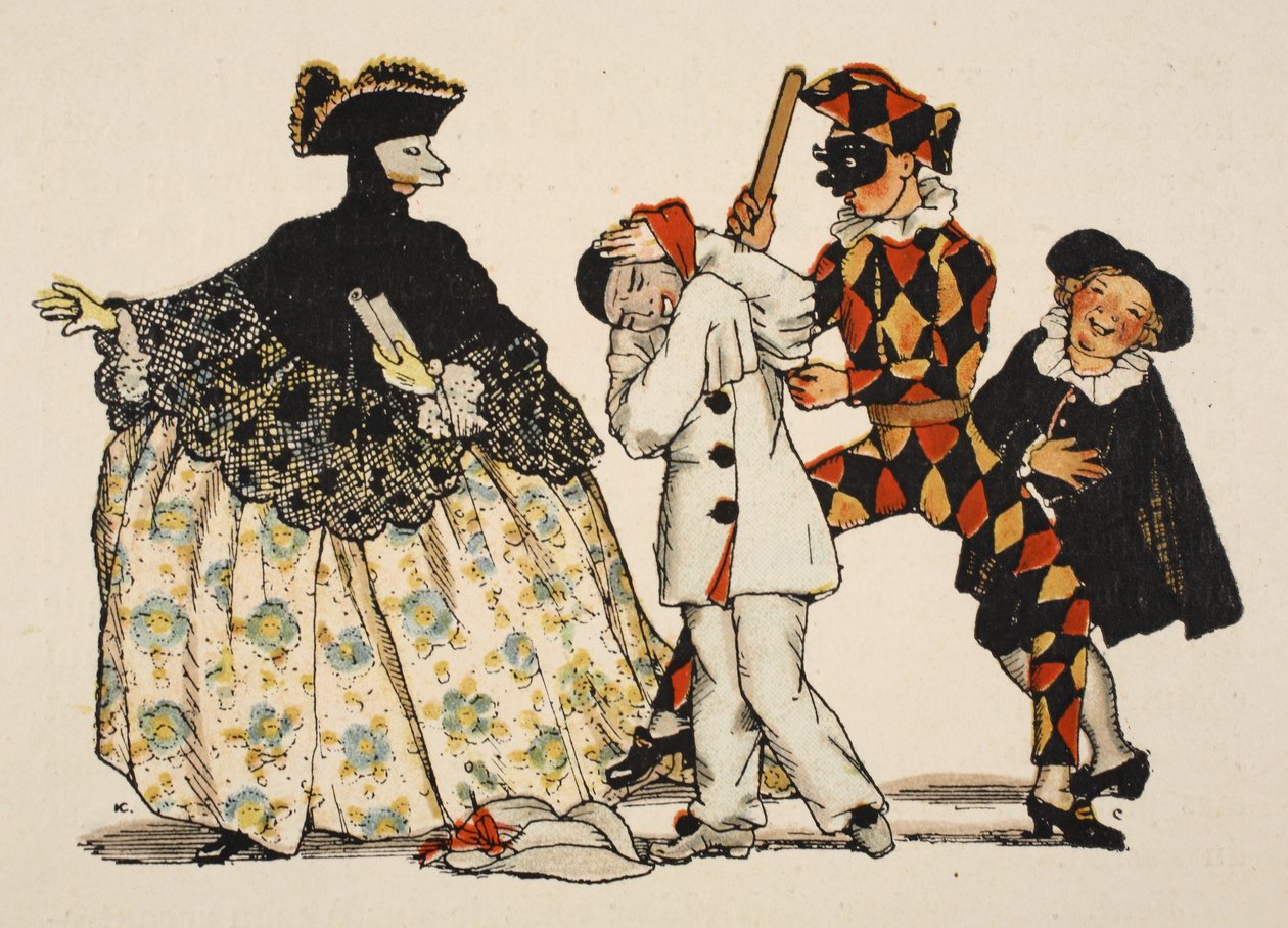 Comédie Italienne, 1918 - Konstantin Andreevic Somov