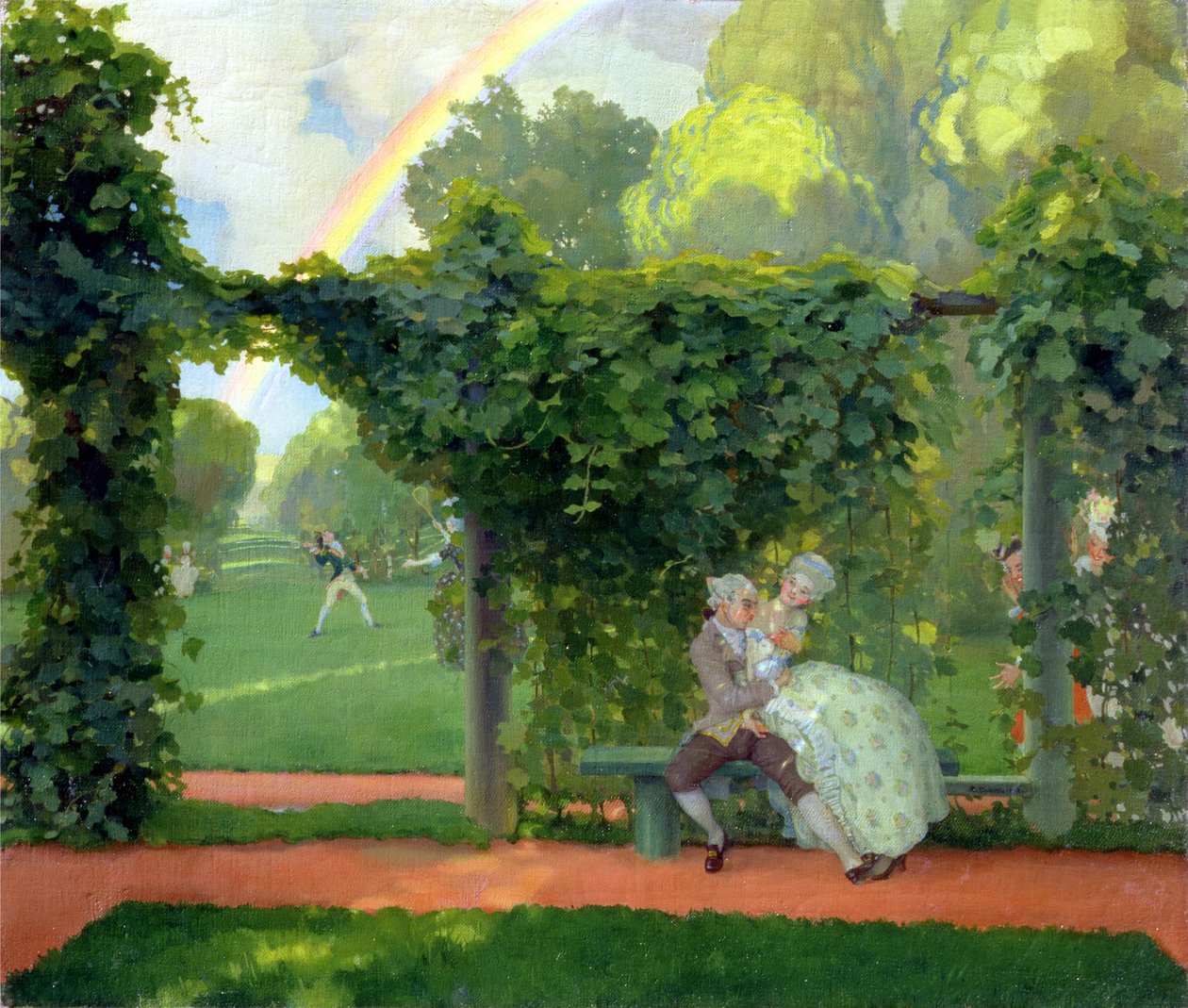 Le baiser ridiculisé, 1908 - Konstantin Andreevic Somov
