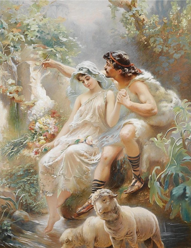Scène allégorique - Konstantin Egorovich Makovsky