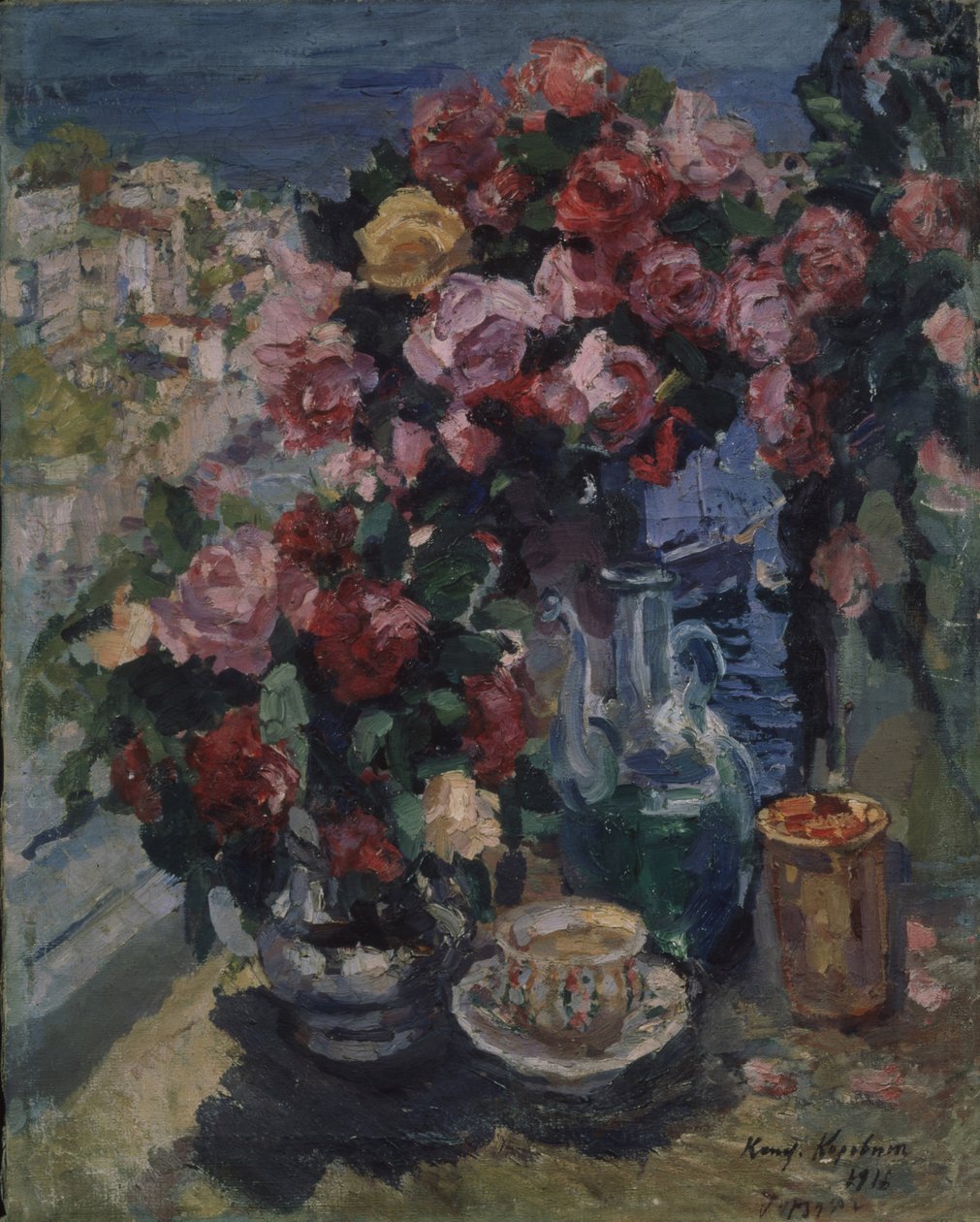 Roses. Gurzuf, 1916 - Konstantin Alekseevich Korovin