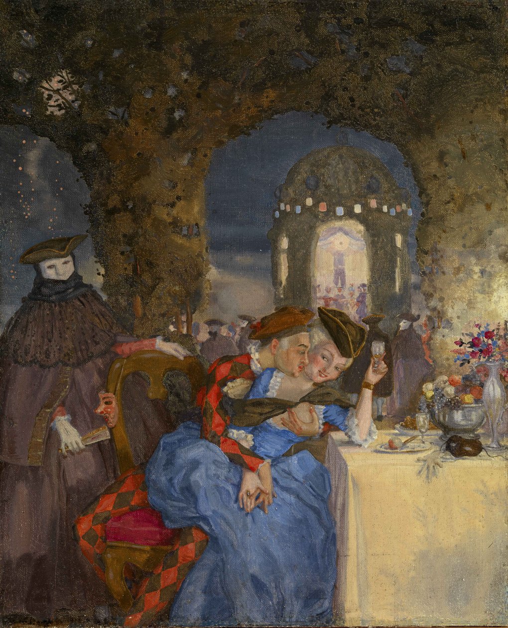 Rendez-vous, c. 1918 - Konstantin Andreevic Somov