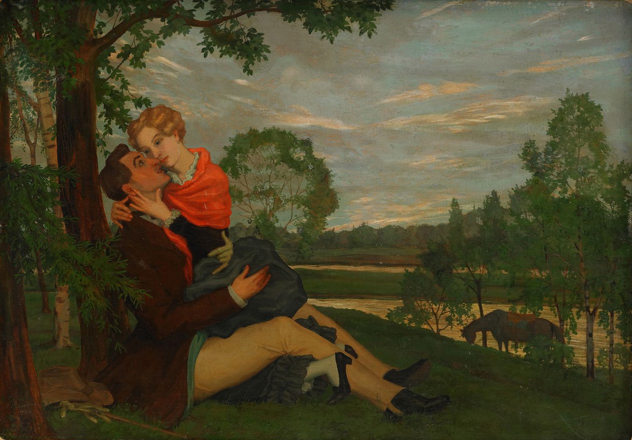 Les Amants, 1920 - Konstantin Andreevic Somov