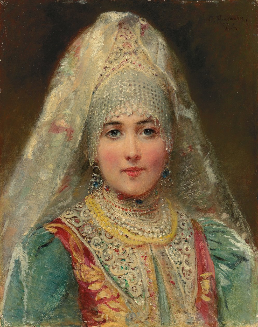 Boyarina - Konstantin Egorovich Makovsky