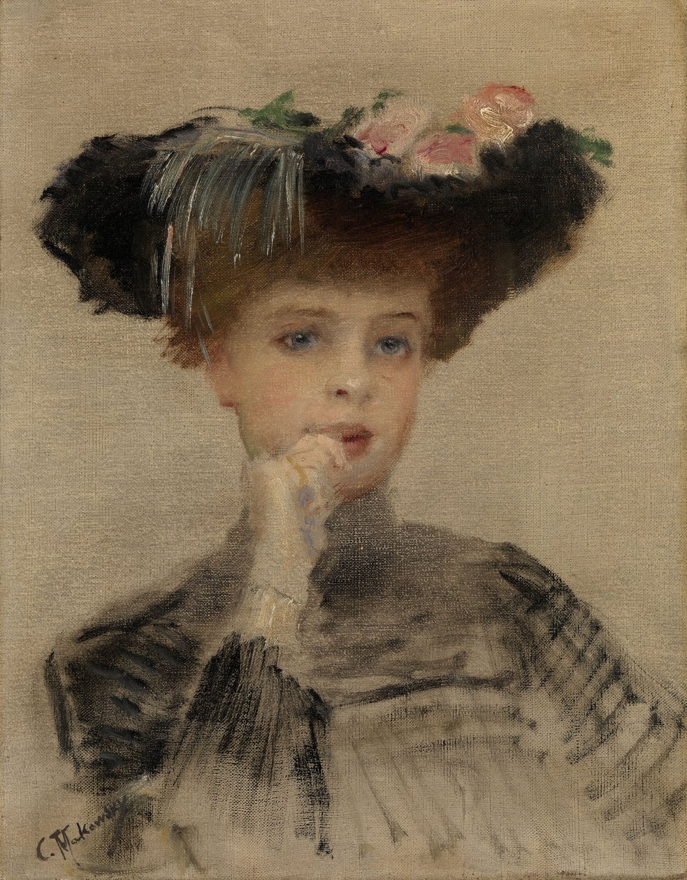 La Parisienne - Konstantin Egorovich Makovsky