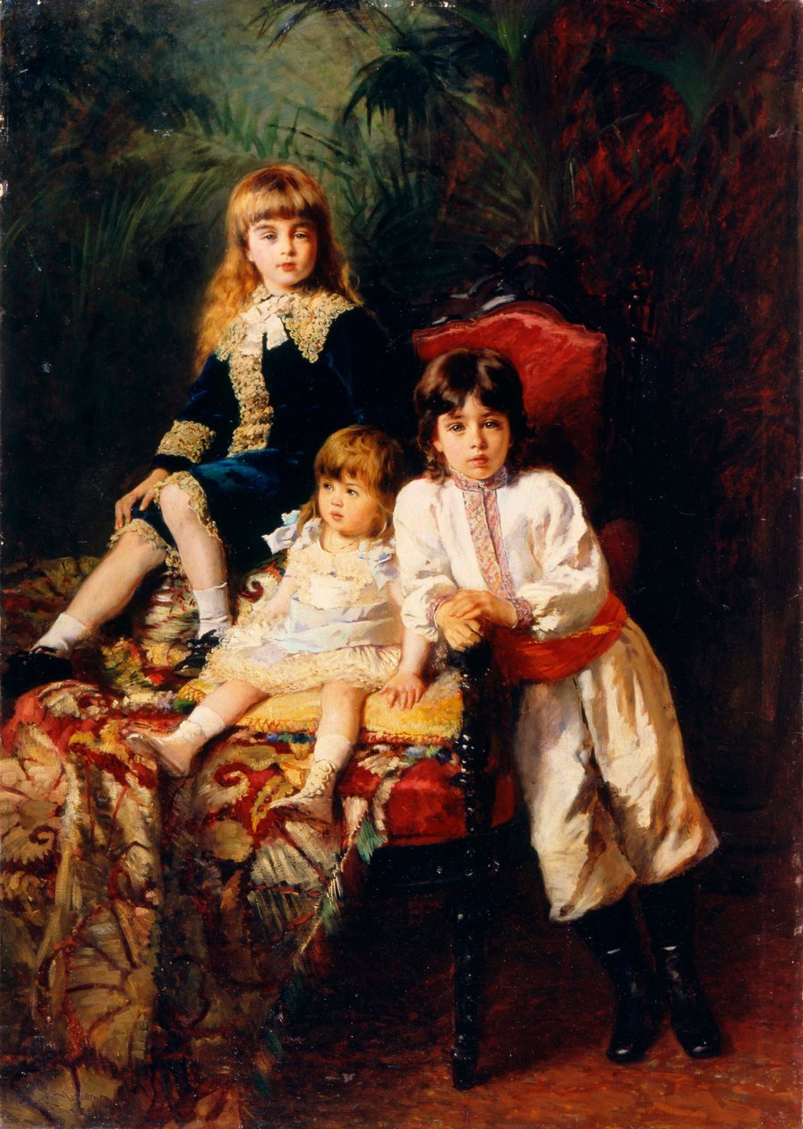 Les enfants Balashov, 1880 - Konstantin Egorovich Makovsky