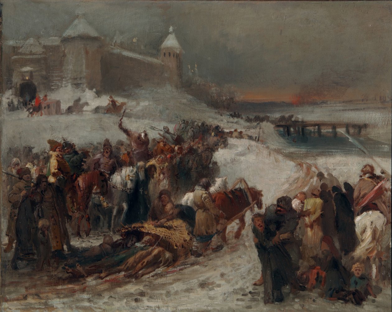 Le Temps des troubles - Konstantin Egorovich Makovsky