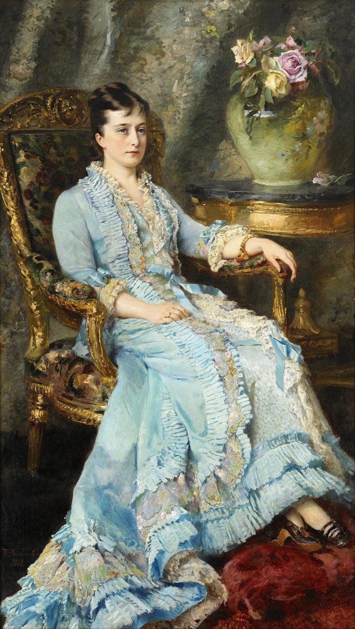 Portrait de Catherine Dolgorukov (1847-1922) - Konstantin Makovsky
